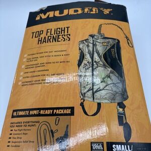 Muddy Top Flight Harness Hunting Vest With Gear. Size Small Medium.